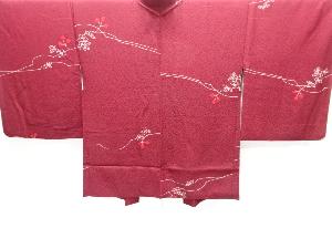 絞り草花模様羽織